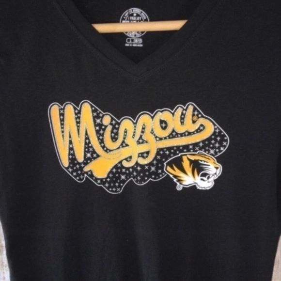 NCAA Mizzou Tigers Black Tee - Picture 3 of 4